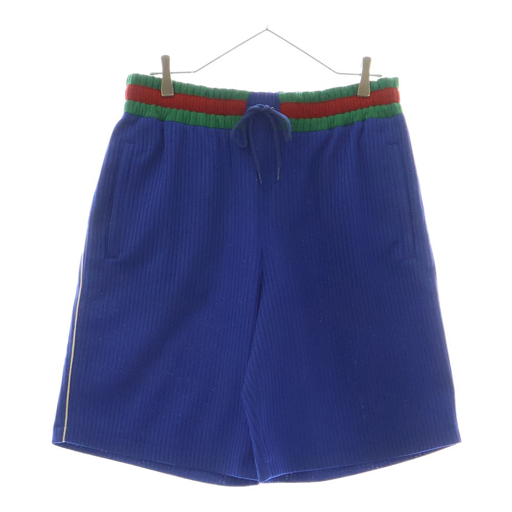 GUCCI(グッチ) シェリーライン ウエストゴム ハーフパンツ ショーツ ブルー 741495 XJFFE