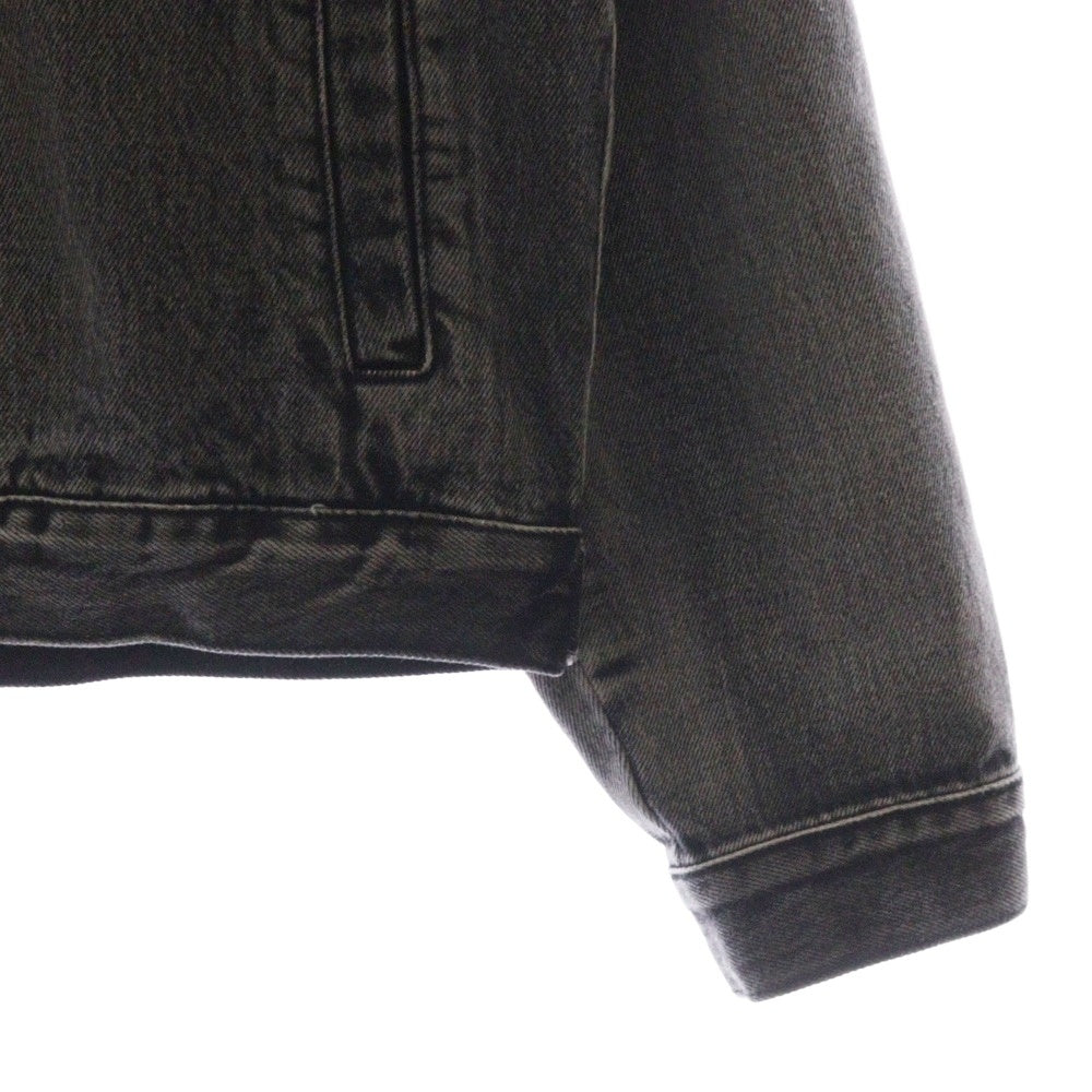 THUG CLUB(サグクラブ) 24AW DENIM JACKET ロゴチャーム デニムジャケット グレー TC24JK2402