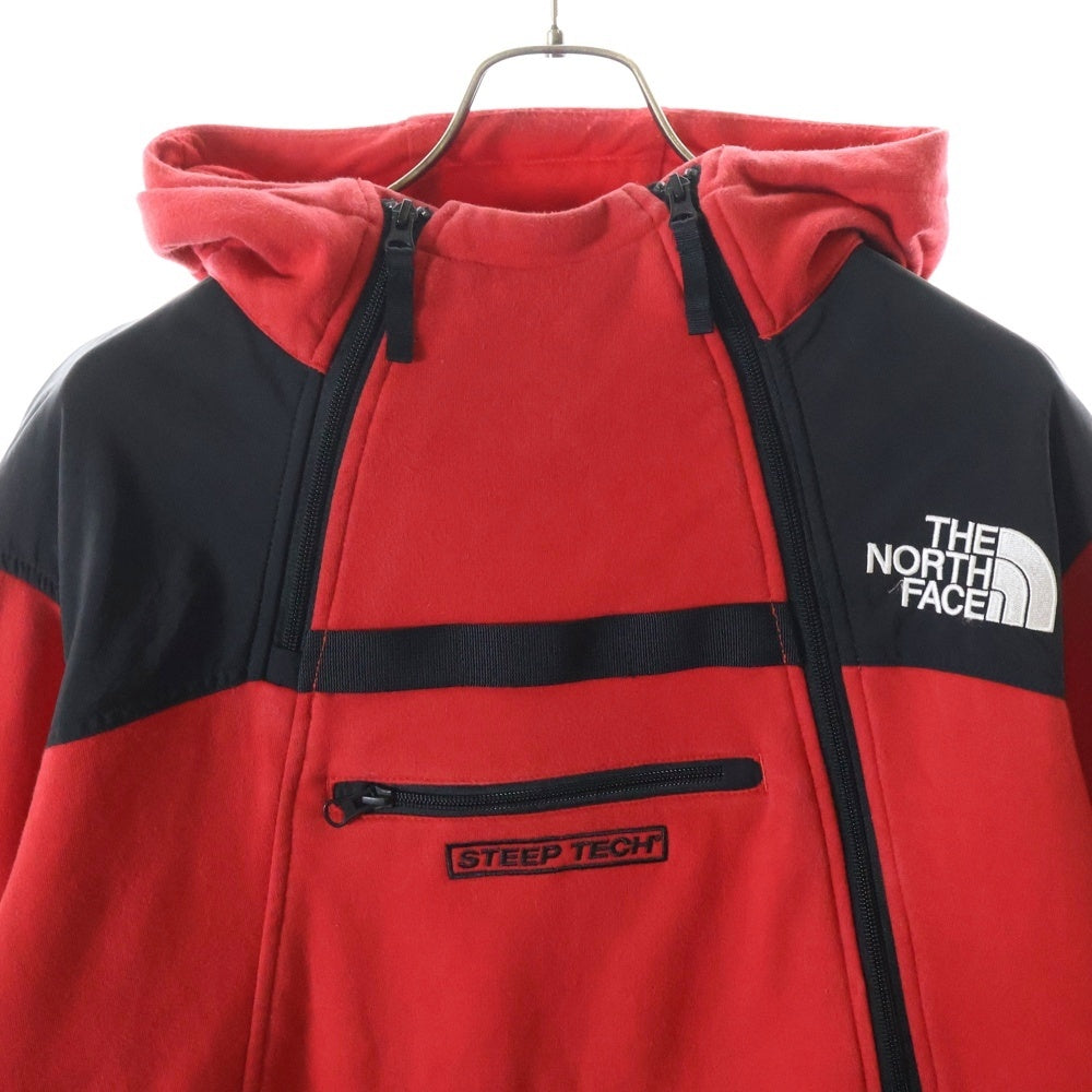 SUPREME(シュプリーム) 16SS ×THE NORTH FACE Steep Tech Hooded Sweatshirt ザノースフェイス スティープテック ナイロン切替プルオーバースウェットパーカー フーディー NT01602I