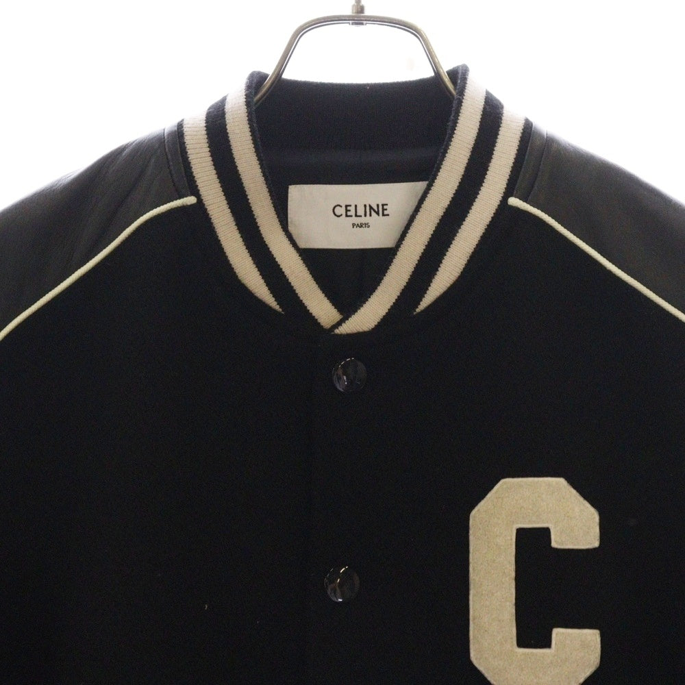 CELINE(セリーヌ) 22SS Classic Wool Teddy Jacket クラシックウール テディジャケット ブラック