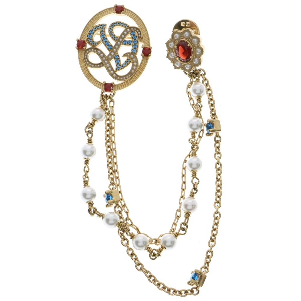 LOUIS VUITTON(ルイヴィトン) LV Dynasty Pearls Brooch ダイナスティ パールブローチ ゴールド M01764