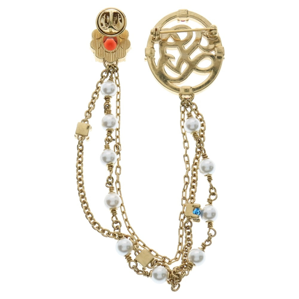 LOUIS VUITTON(ルイヴィトン) LV Dynasty Pearls Brooch ダイナスティ パールブローチ ゴールド M01764