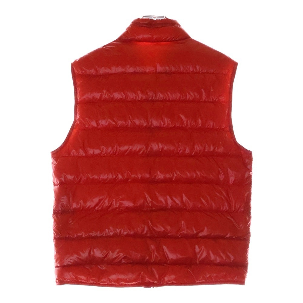 MONCLER(モンクレール) GUI GILET ロゴワッペン ダウンベスト アウター レッド 121-091-43321-05