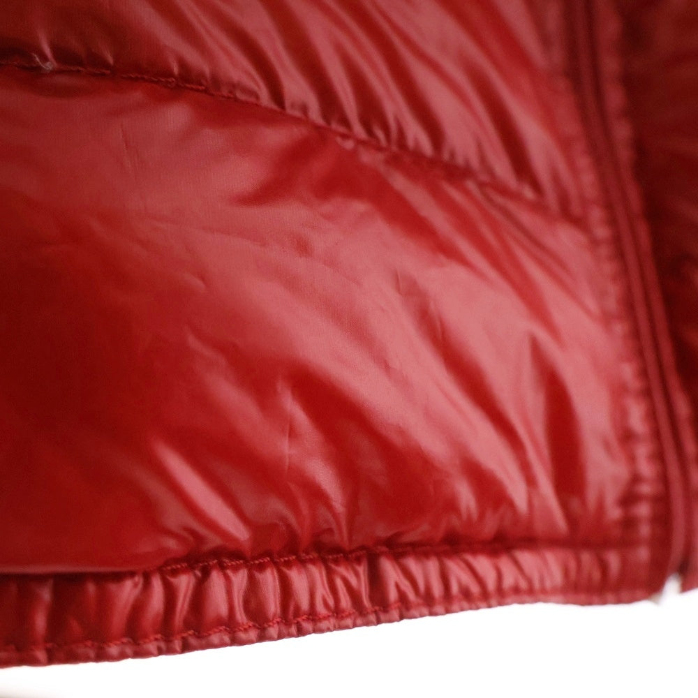 MONCLER(モンクレール) GUI GILET ロゴワッペン ダウンベスト アウター レッド 121-091-43321-05