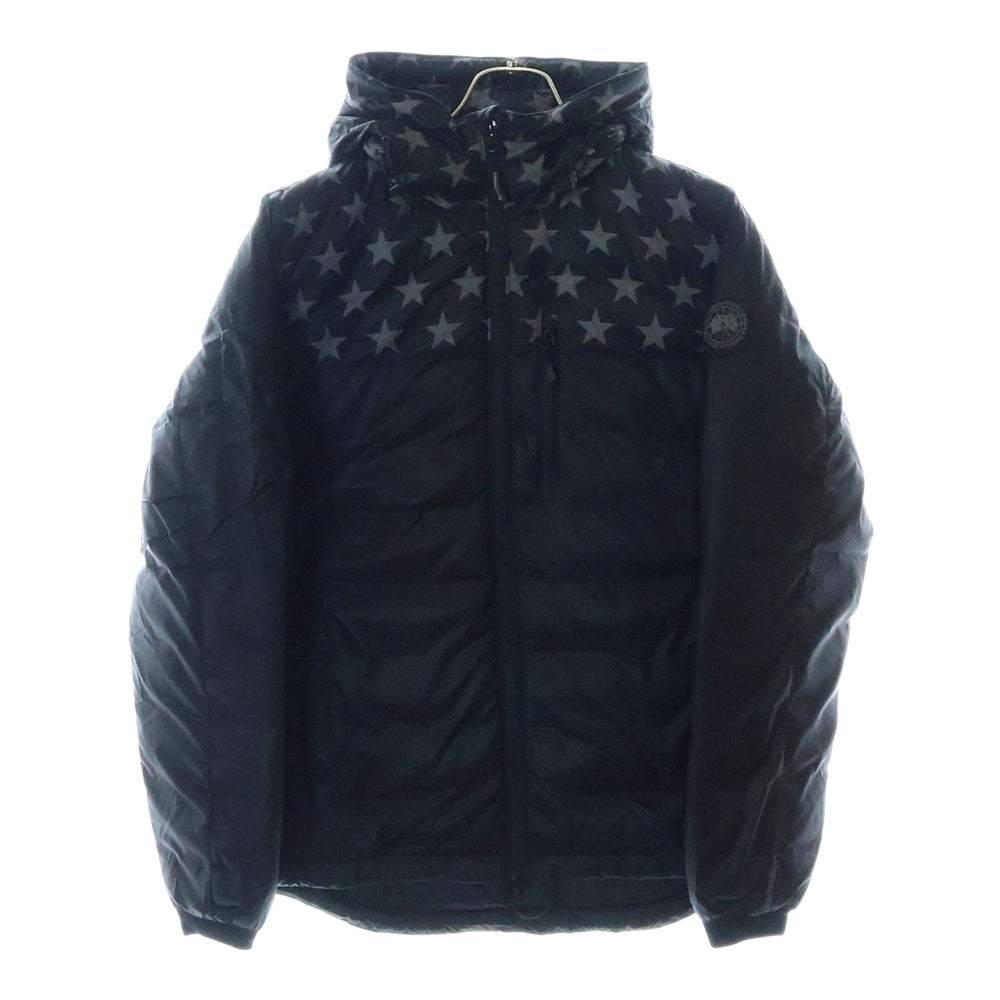 CANADA GOOSE(カナダグース) CRAWFORD HOODY スタープリント ダウンジャケット アウター ブラック 5050L