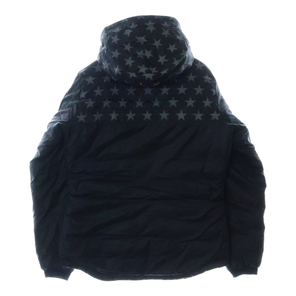 CANADA GOOSE(カナダグース) CRAWFORD HOODY スタープリント ダウンジャケット アウター ブラック 5050L