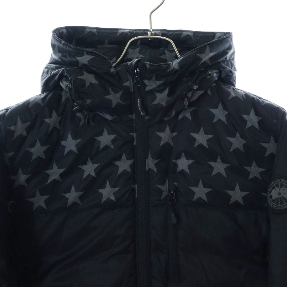 CANADA GOOSE(カナダグース) CRAWFORD HOODY スタープリント ダウンジャケット アウター ブラック 5050L