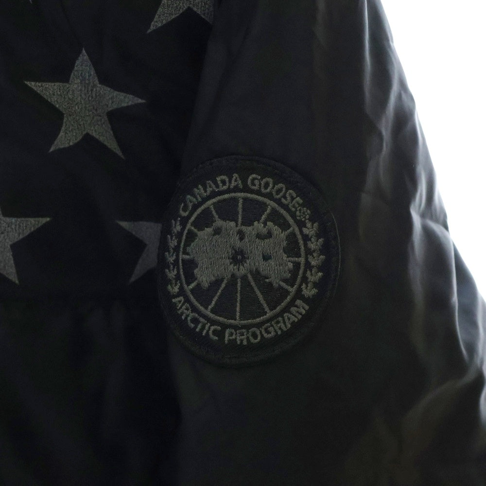CANADA GOOSE(カナダグース) CRAWFORD HOODY スタープリント ダウンジャケット アウター ブラック 5050L