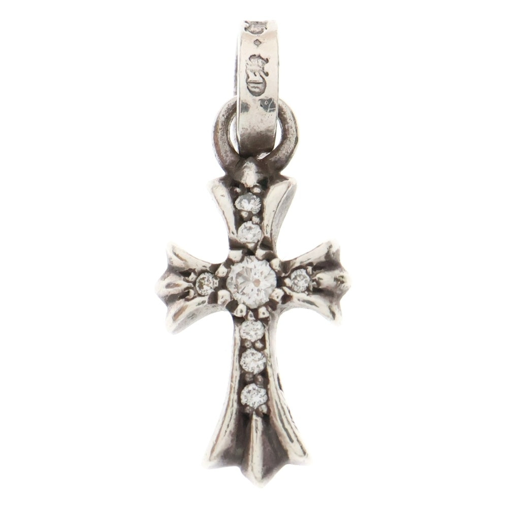 CHROME HEARTS(クロムハーツ) CRS BBYFAT P DMND ベイビーファット PAVEダイヤ ペンダントトップ シルバー BCA234