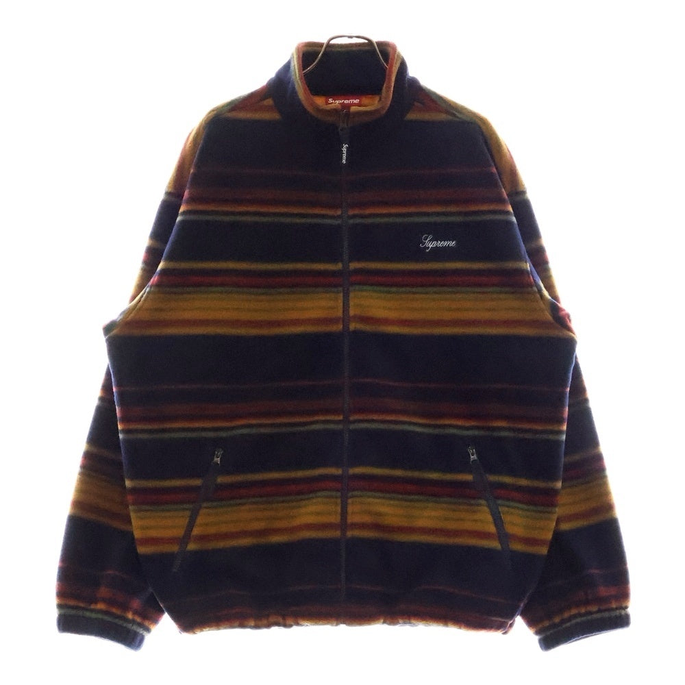 SUPREME(シュプリーム) 24AW Zip Up Fleece Jacket ジップアップボーダーフリースジャケット マルチ