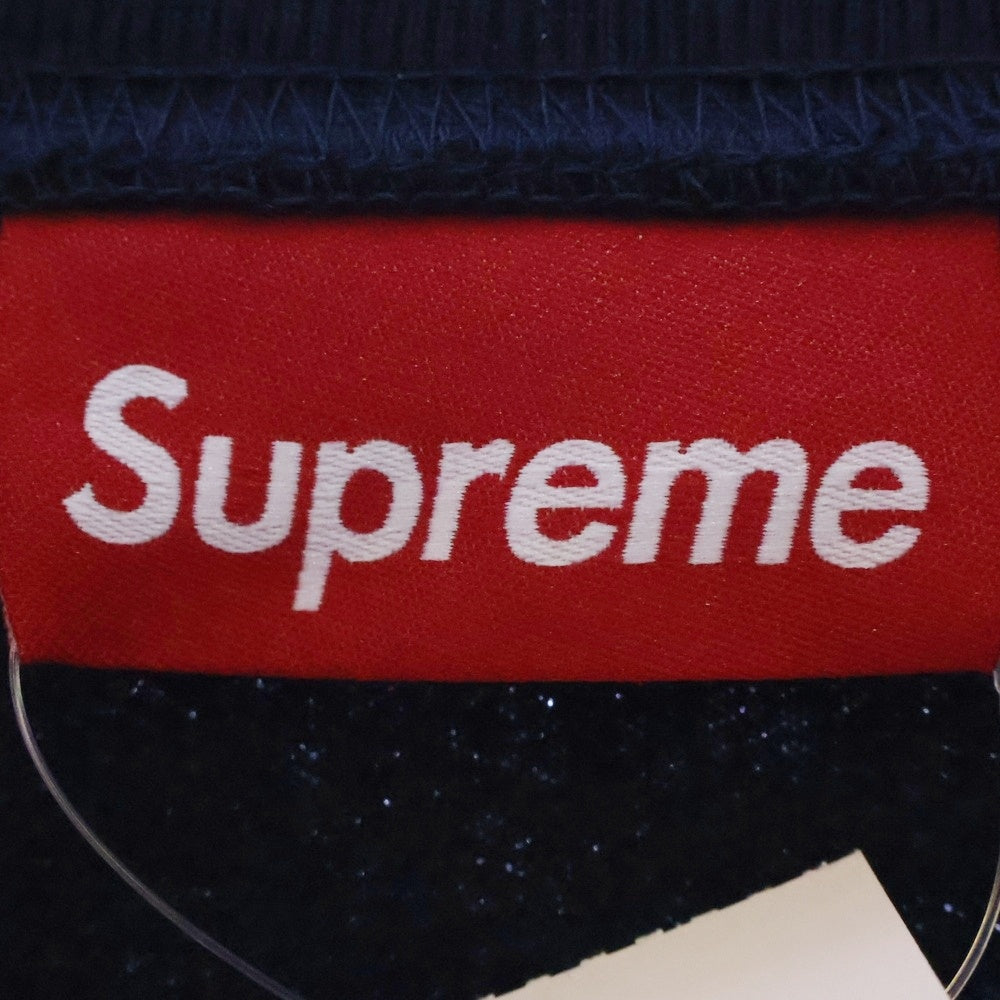 SUPREME(シュプリーム) 24AW Thrasher Crewneck スラッシャー フォトプリント クルーネックスウェットトレーナー ネイビー