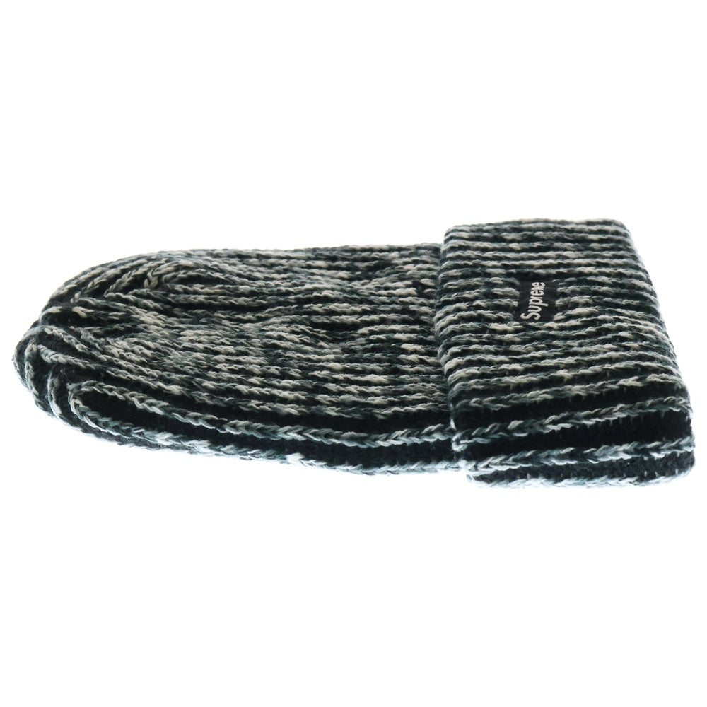 SUPREME(シュプリーム) 24AW Rainbow Knit Loose Gauge Beanie レインボー ニット ルース ゲージ ビーニー ニット帽 帽子 ブラック