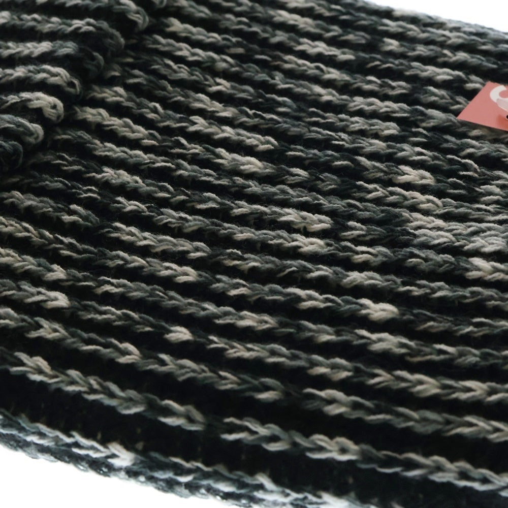 SUPREME(シュプリーム) 24AW Rainbow Knit Loose Gauge Beanie レインボー ニット ルース ゲージ ビーニー ニット帽 帽子 ブラック