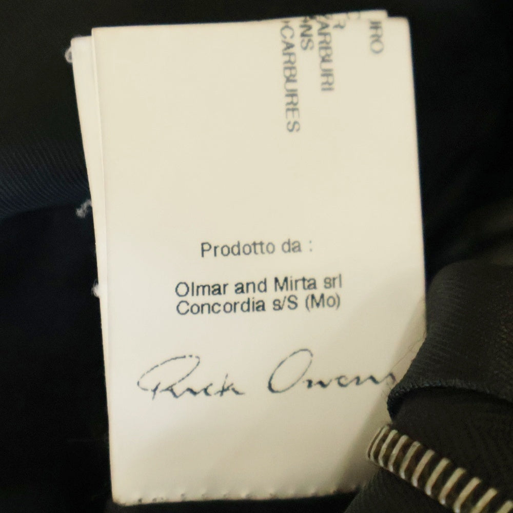 Rick Owens(リックオウエンス) STOOGES BIKER JKT ストゥージスバイカージャケット スタッズダブルライダースジャケット RU8764/LST ブラック