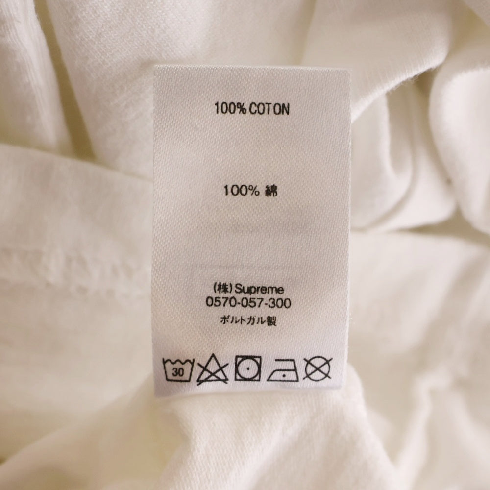 SUPREME(シュプリーム) 18AW ×Comme des Garcons SHIRT Split Box Logo Tee コムデギャルソン スプリット ボックスロゴ 半袖Tシャツ ホワイト