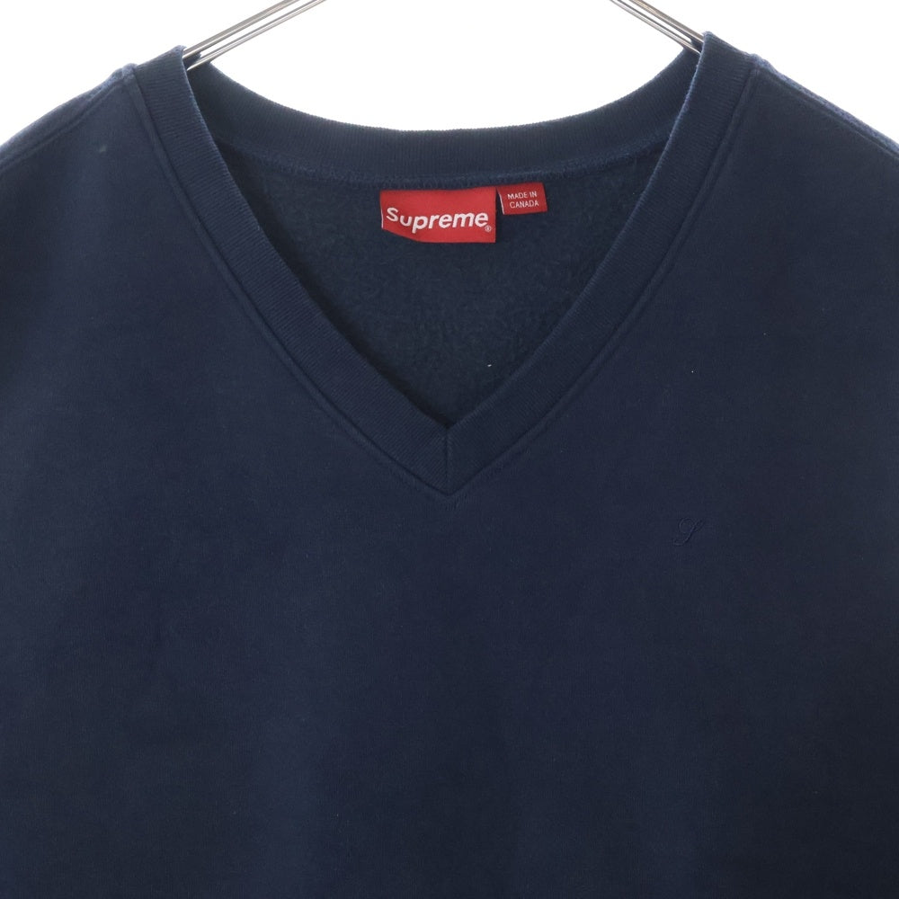 SUPREME(シュプリーム) 23SS Sweatshirt Vest Vネック スウェットベスト ネイビー
