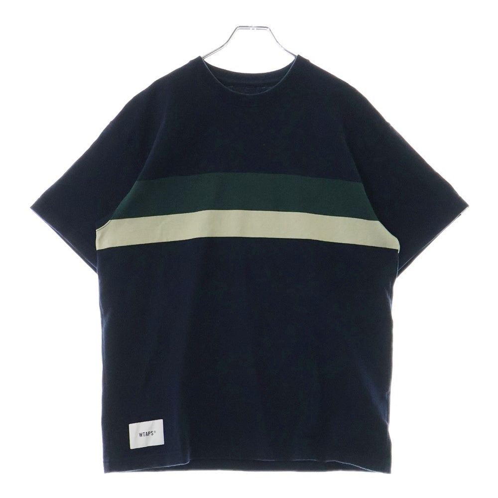WTAPS(ダブルタップス) 23SS COTTON.TEXTILE 半袖Tシャツ ネイビー 231ATDT-CSM36