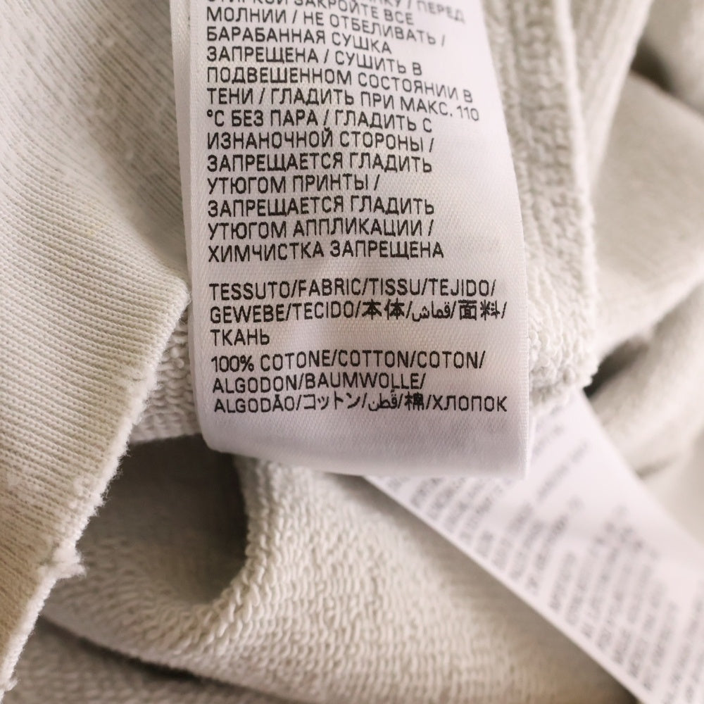 BALENCIAGA(バレンシアガ) 25SS REGULAR ZIP-UP HOODIE レギュラー ダメージ加工 ラインストーン ジップアップパーカー ブラック 803264 TRVR6