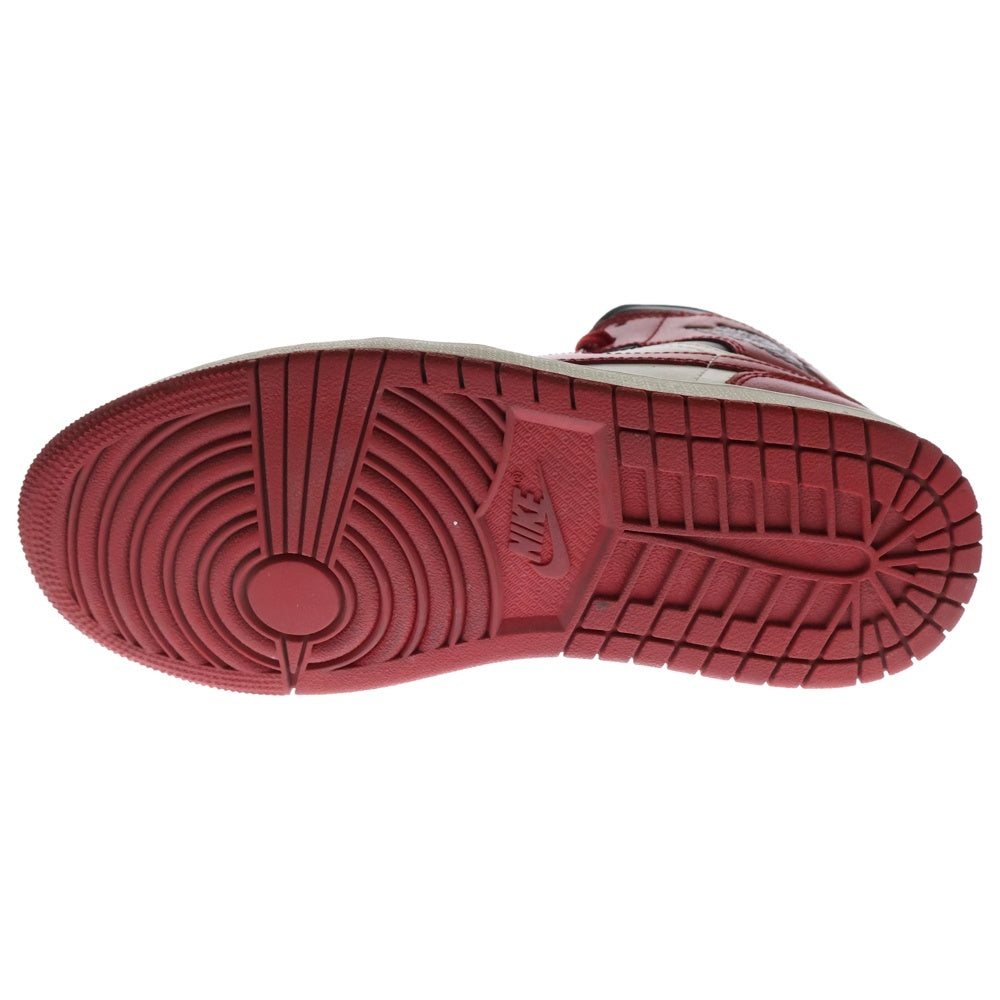 NIKE(ナイキ) WMNS AIR JORDAN 1 MID GYM RED ウィメンズ エアジョーダン1 ジムレッド ミッドカットスニーカー レッド/ブラック US7/24.0cm BQ6472-079