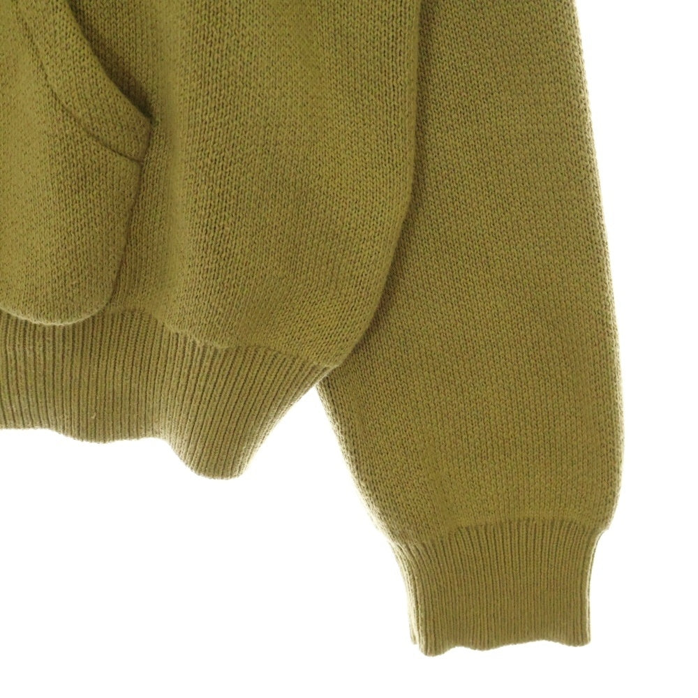 FEAR OF GOD ESSENTIALS(フィアオブゴッド エッセンシャルズ) 21AW KNIT HOODIE プルオーバーパーカー ニットフーディー コットンニット アンバー