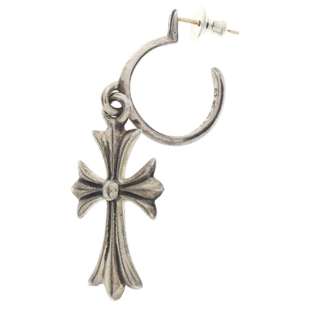 CHROME HEARTS(クロムハーツ) TINY CH CROSS タイニーCHクロス フープピアス シルバー BCA115