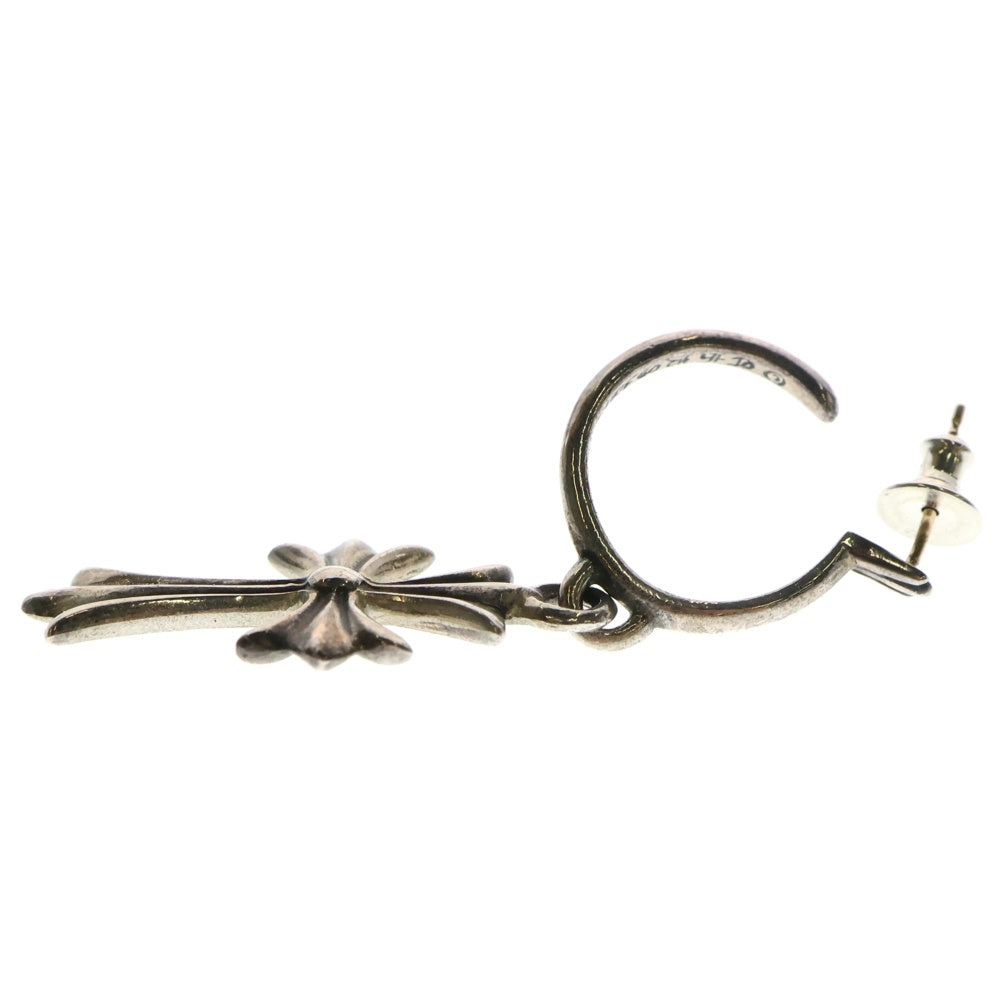 CHROME HEARTS(クロムハーツ) TINY CH CROSS タイニーCHクロス フープピアス シルバー BCA115