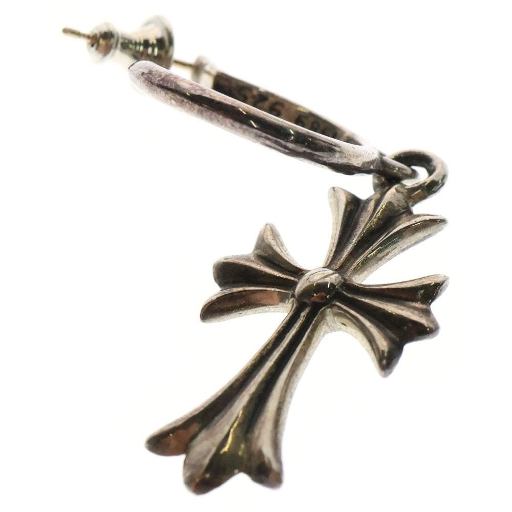 CHROME HEARTS(クロムハーツ) TINY CH CROSS タイニーCHクロス フープピアス シルバー BCA115