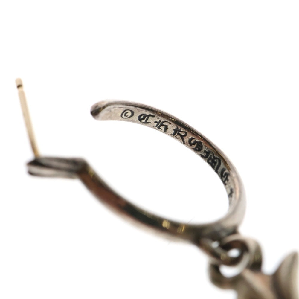 CHROME HEARTS(クロムハーツ) TINY CH CROSS タイニーCHクロス フープピアス シルバー BCA115