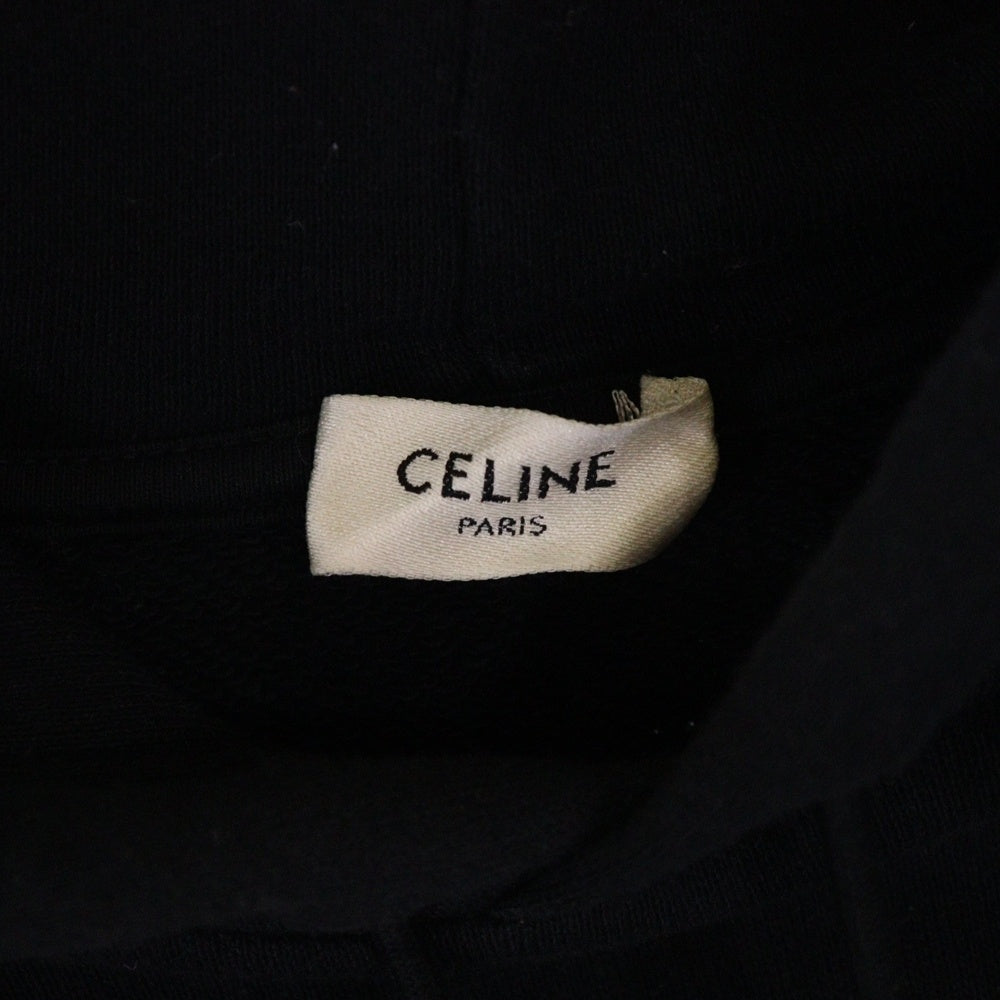 CELINE(セリーヌ) バックプリント プルオーバーパーカー スウェット ブラック 2Y06632E レディース