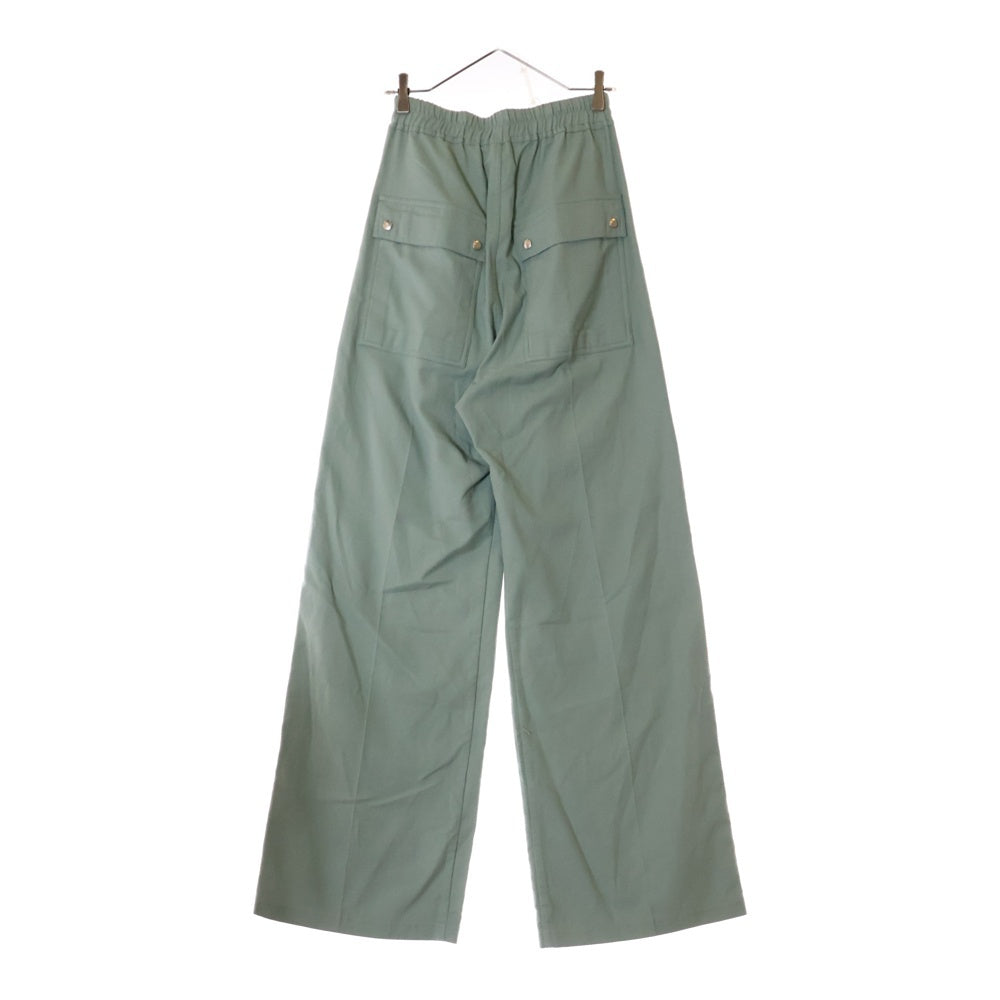 Rick Owens(リックオウエンス) 22AW DRAWSTRING GETH BELAS ゲスベラ ドローストリングワイドパンツ グリーン RO02B6311 FL