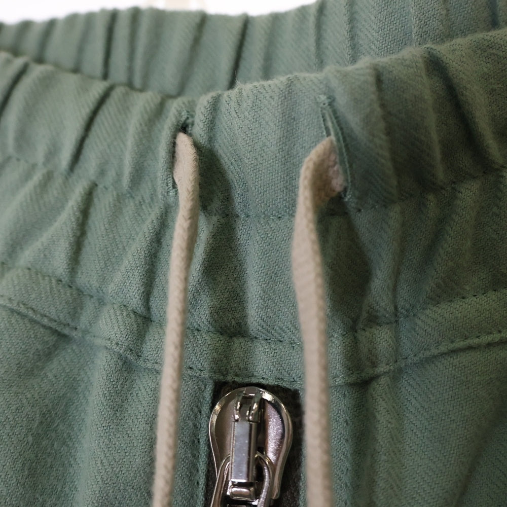 Rick Owens(リックオウエンス) 22AW DRAWSTRING GETH BELAS ゲスベラ ドローストリングワイドパンツ グリーン RO02B6311 FL