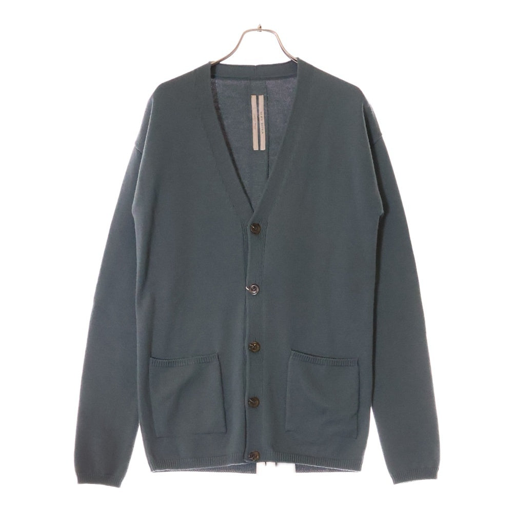 Rick Owens(リックオウエンス) 22AW PETER CARDIGAN ウールニットカーディガン グレー RP02B6606 M