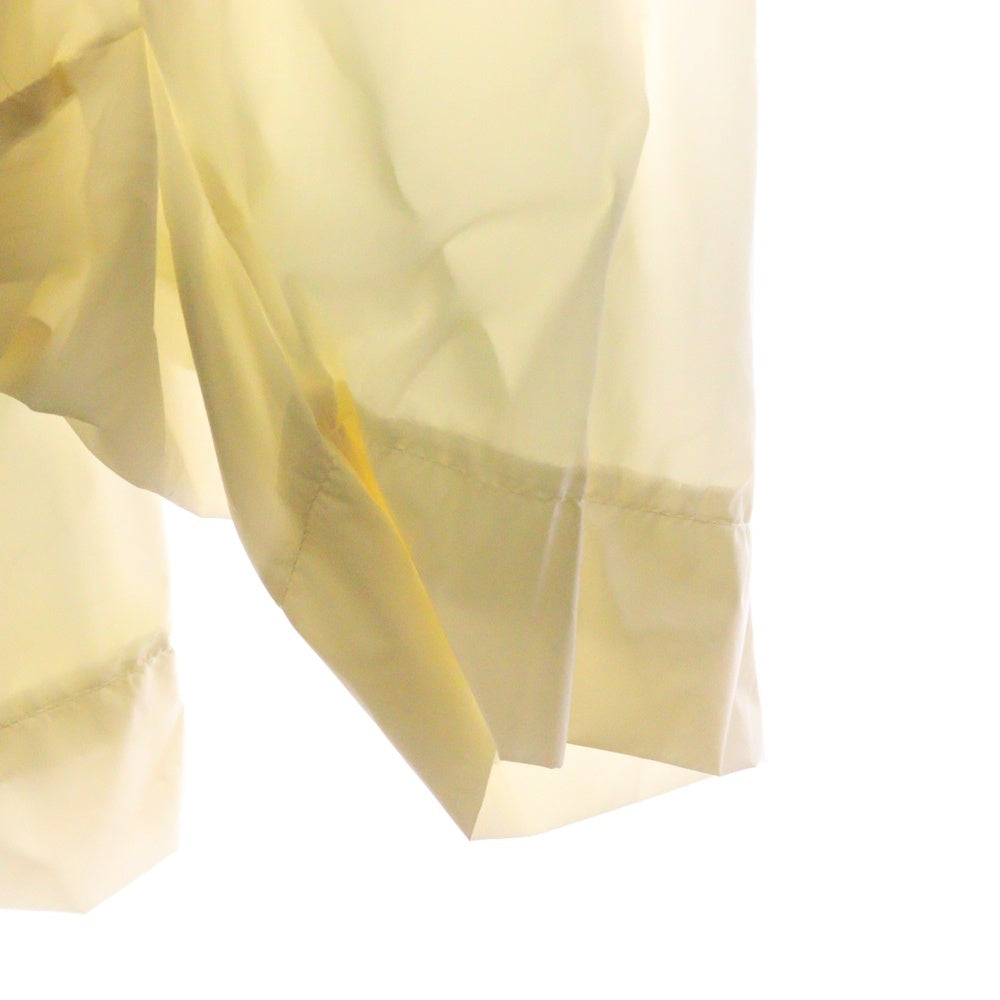 Rick Owens(リックオウエンス) 22SS PETER HOODED CROPPED ジップアップナイロンパーカー フーディー アイボリー RR01B1719 ND