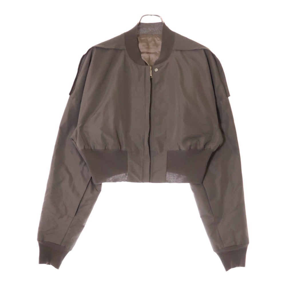 Rick Owens(リックオウエンス) COLLAGE BOMBER クロップドボンバージャケット グレー RP01D2719 FK