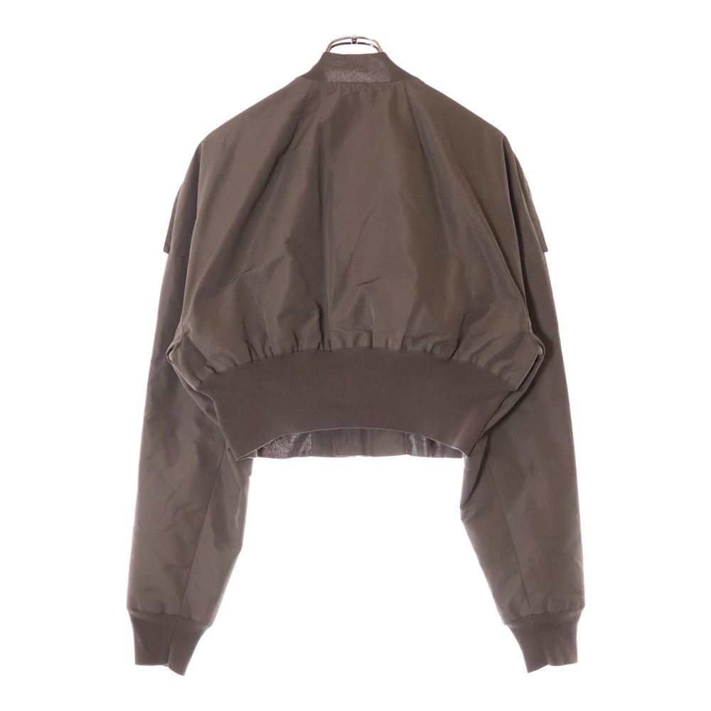 Rick Owens(リックオウエンス) COLLAGE BOMBER クロップドボンバージャケット グレー RP01D2719 FK