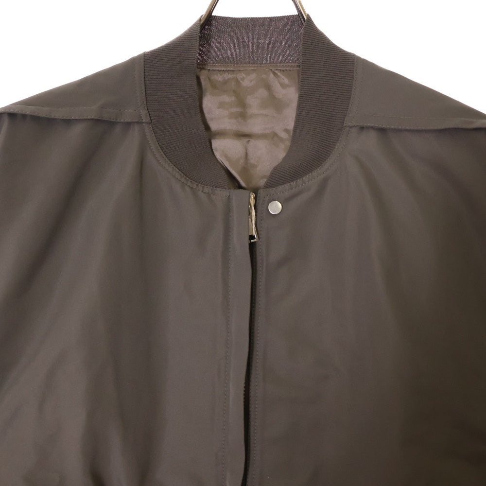 Rick Owens(リックオウエンス) COLLAGE BOMBER クロップドボンバージャケット グレー RP01D2719 FK
