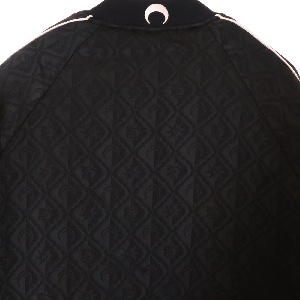 MARINE SERRE(マリーン セル) Moon Diamant Bomber Jacket 総柄ボンバージャケット ブラック