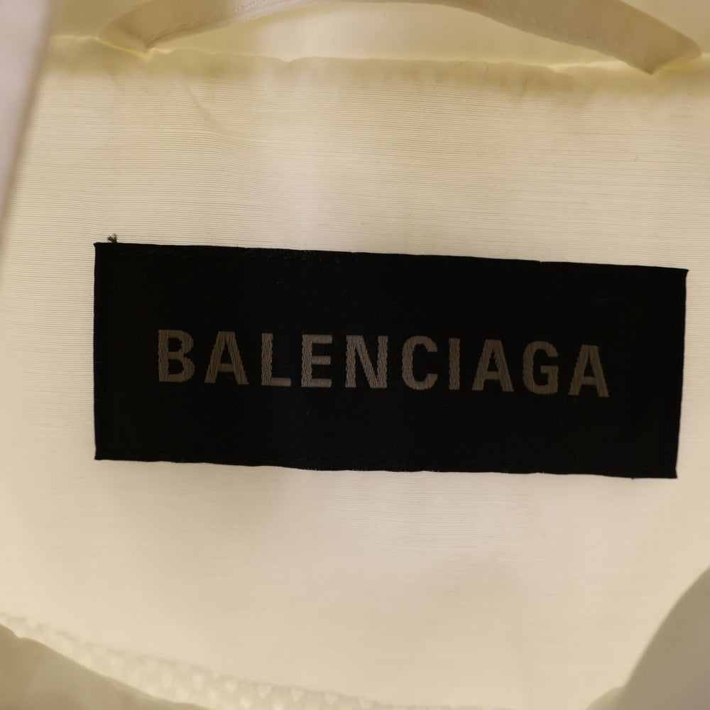 BALENCIAGA(バレンシアガ) 3B SPORTS ICON TRACKSUIT JACKET ロゴ刺繍 ジップアップナイロンブルゾン ジャケット ホワイト 769015