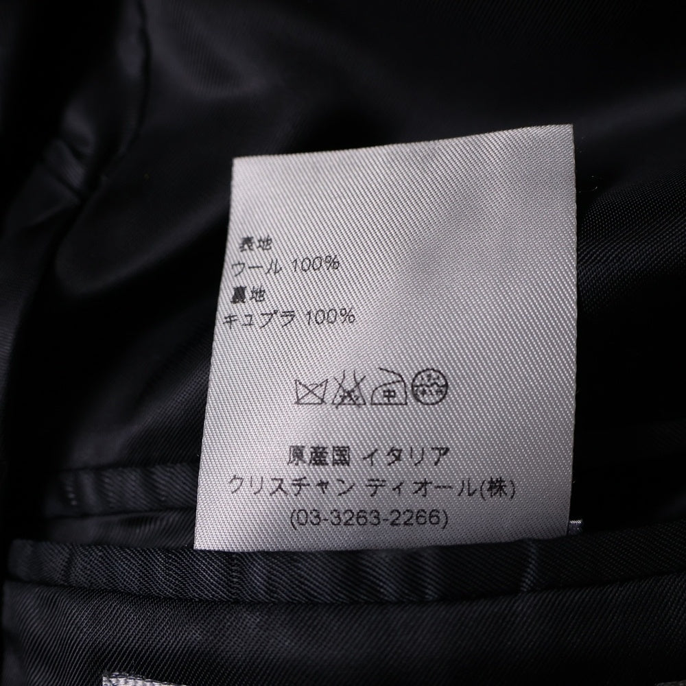 DIOR(ディオール) ショールカラー 1Bシングルテーラードジャケット ブラック 163C223S0687