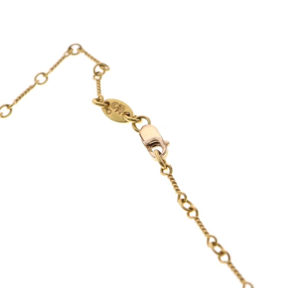CHROME HEARTS(クロムハーツ) 22K NECKCHAIN T18 ツイストチェーンネックレス 18inch ゴールド BCA014