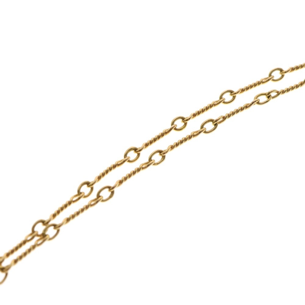 CHROME HEARTS(クロムハーツ) 22K NECKCHAIN T18 ツイストチェーンネックレス 18inch ゴールド BCA014