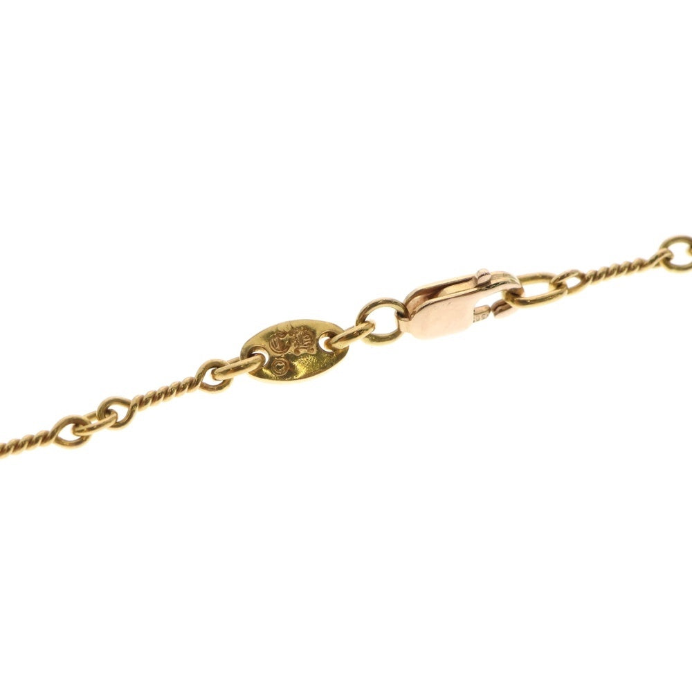CHROME HEARTS(クロムハーツ) 22K NECKCHAIN T18 ツイストチェーンネックレス 18inch ゴールド BCA014