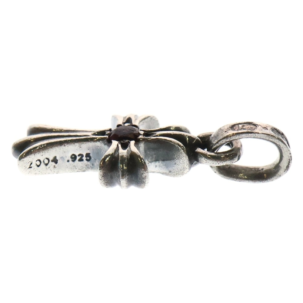 CHROME HEARTS(クロムハーツ) CRS BBYFAT RUBY ベイビーファット 1ルビー チャーム ネックレストップ シルバー