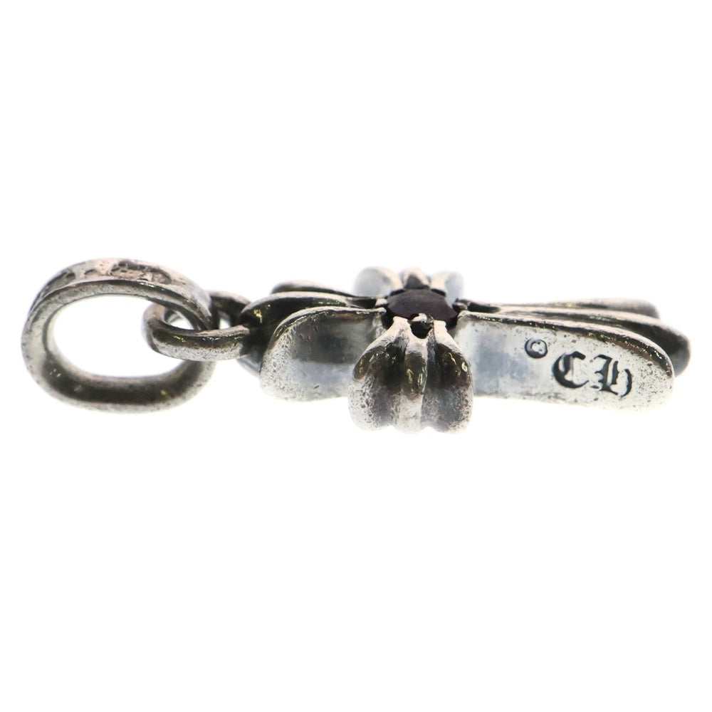 CHROME HEARTS(クロムハーツ) CRS BBYFAT RUBY ベイビーファット 1ルビー チャーム ネックレストップ シルバー