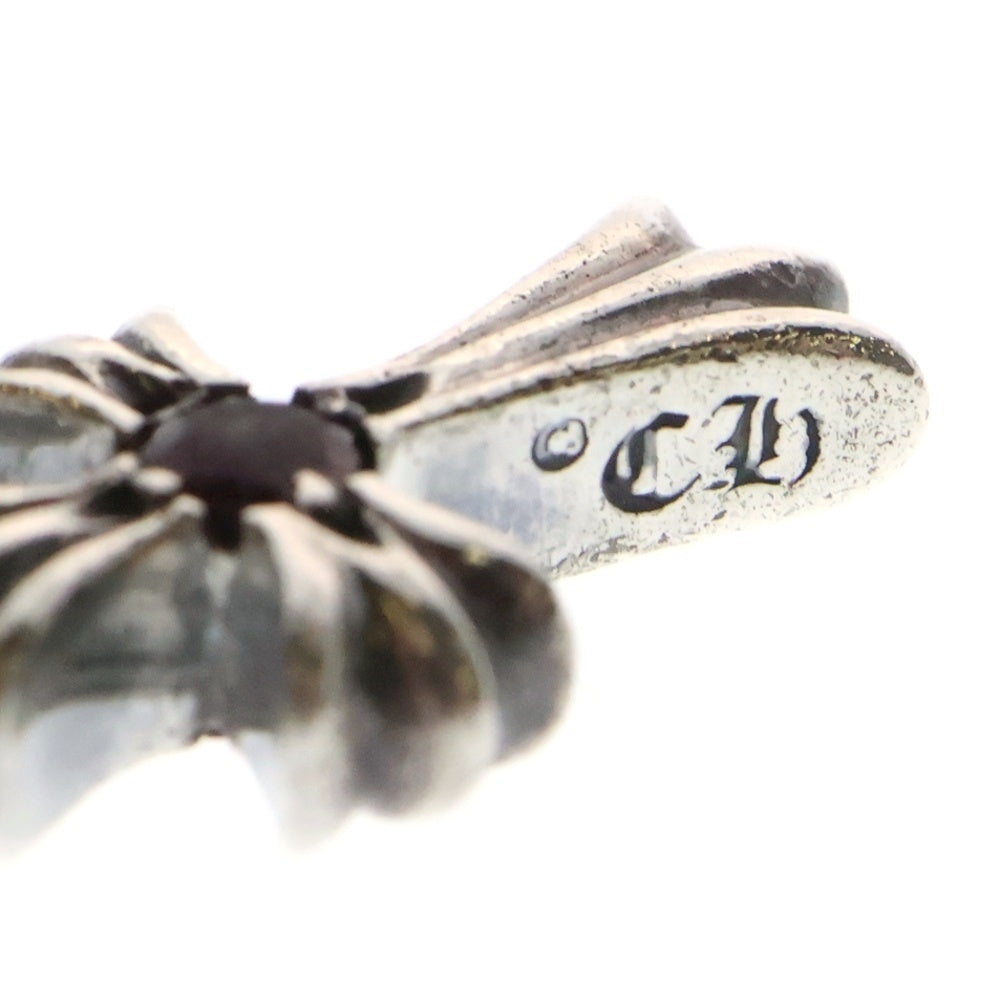 CHROME HEARTS(クロムハーツ) CRS BBYFAT RUBY ベイビーファット 1ルビー チャーム ネックレストップ シルバー