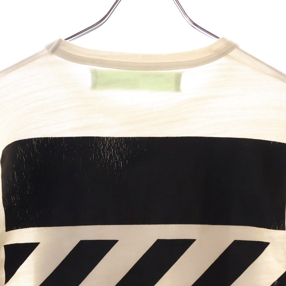OFF-WHITE(オフホワイト) 17AW CARAVAGGIO PRINT LONG SLEEVE TEE カラヴァッジョプリントロングスリーブカットソー 長袖Tシャツ OMAB001F17185016 ホワイト