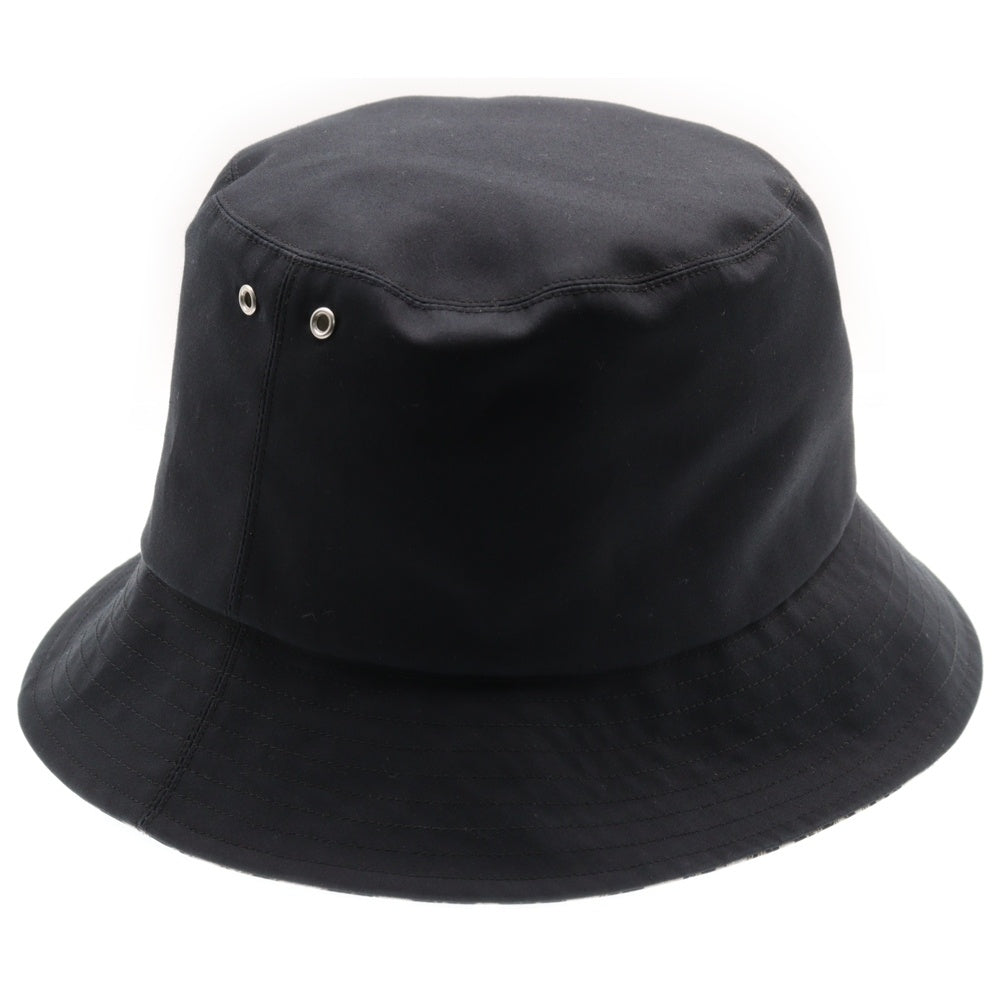 Christian Dior(クリスチャンディオール) TEDDY-D ボブハット オブリーク リバーシブルバケットハット 帽子 ブラック 95TDD923A130