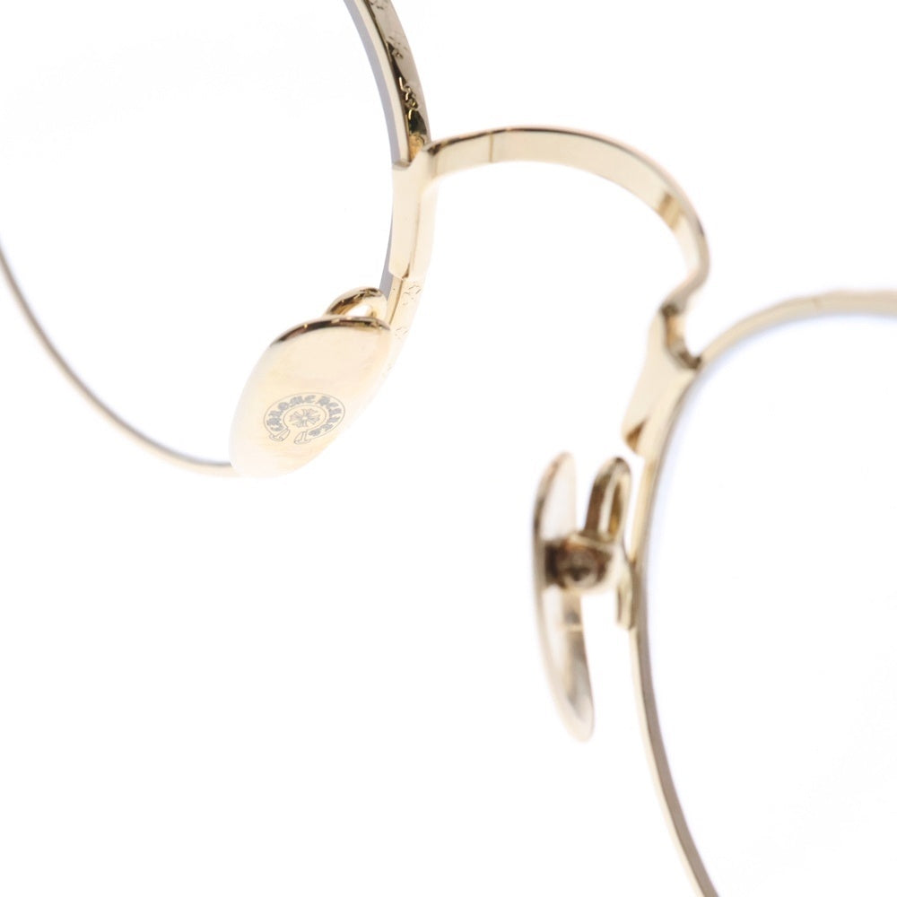 CHROME HEARTS(クロムハーツ) VAGIDICTORIAN ヴァジディクトリアン フローラルクロス アイウェア 眼鏡 ゴールド