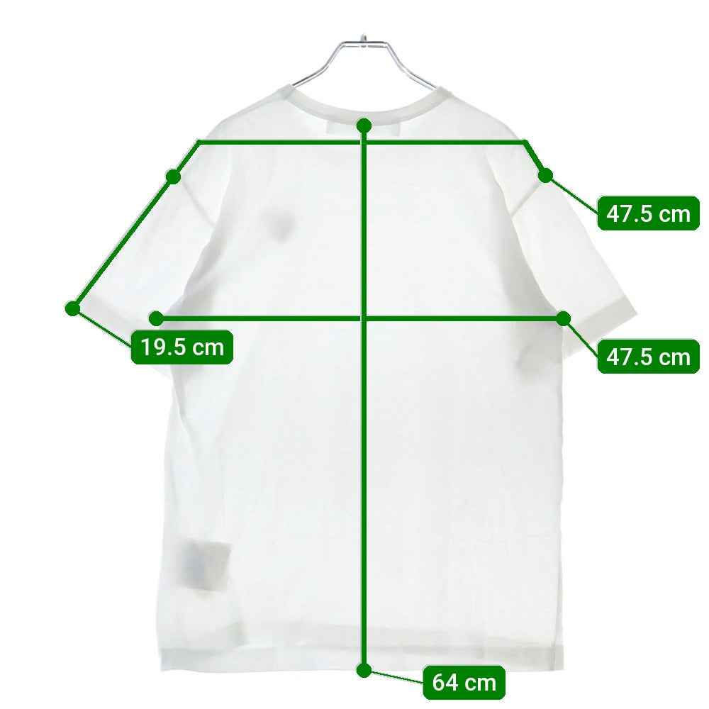 COMME des GARCONS COMME des GARCONS(コムデギャルソンコムデギャルソン) ハートワッペン クルーネック半袖Tシャツ カットソー ホワイト AZ-T108