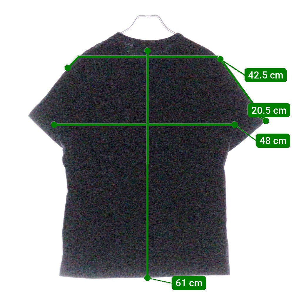 COMME des GARCONS COMME des GARCONS(コムデギャルソンコムデギャルソン) AD2017 ハートワッペン クルーネック半袖Tシャツ カットソー ブラック AZ-T216